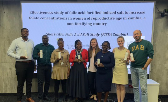 Folic Acid Salt Study Launched to Improve Folic Acid Levels among Women of Reproductive Age in Zambia.